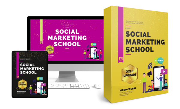 Pacote de atualização da escola de marketing social