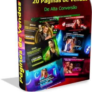 20 Páginas de Vendas Prontas Mais Bônus